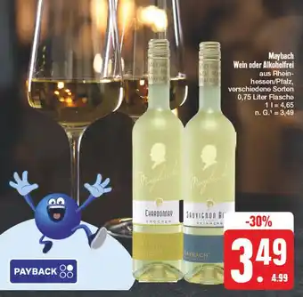 Edeka Maybach wein oder alkoholfrei Angebot