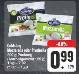 Edeka Goldsteig mozzarella oder protinella Angebot