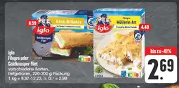 Edeka Iglo filegro oder goldknusper filet Angebot