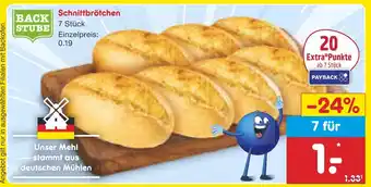 Netto Marken-Discount Back stube schnittbrötchen Angebot