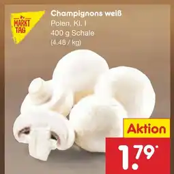 Netto Marken-Discount Markt tag champignons weiß Angebot