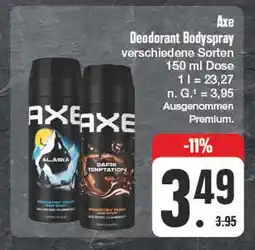 Edeka Axe deodorant bodyspray Angebot