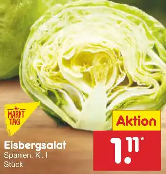 Netto Marken-Discount Markt tag eisbergsalat Angebot