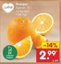 Netto Marken-Discount Apeel orangen Angebot