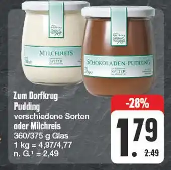 Edeka Zum dorfkrug pudding Angebot