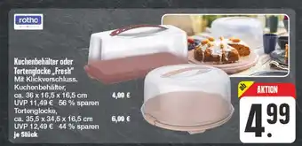 Edeka Rotho kuchenbehälter oder tortenglocke fresh Angebot