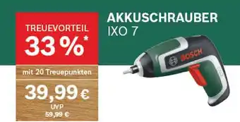 Edeka Bosch akkuschrauber ixo 7 Angebot