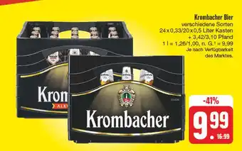 Edeka Krombacher bier Angebot