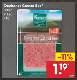 Netto Marken-Discount Werners deutsches corned beef Angebot