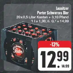 Edeka Lausitzer porter schwarzes bier Angebot