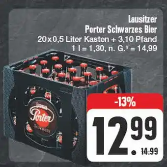 Edeka Lausitzer porter schwarzes bier Angebot