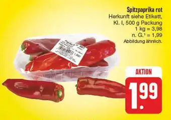 Edeka Spitzpaprika rot Angebot