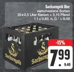 Edeka Sachsengold bier Angebot