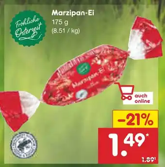 Netto Marken-Discount Fröhliche osterzeit marzipan-ei Angebot