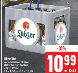 Edeka Lübzer lübzer bier Angebot