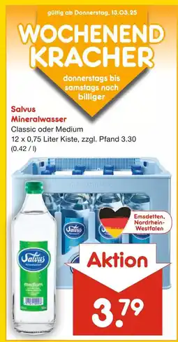 Netto Marken-Discount Salvus mineralwasser Angebot