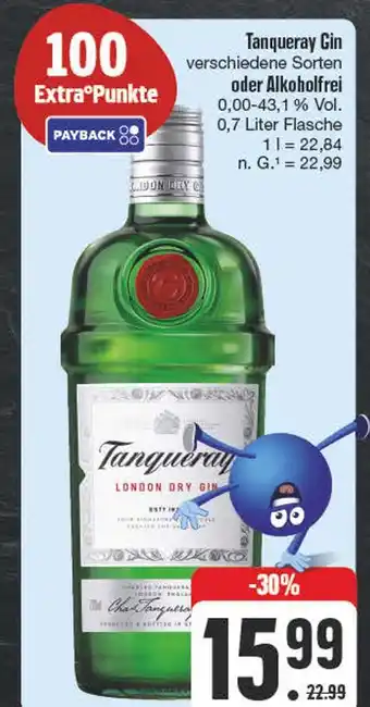 Edeka Tanqueray gin Angebot