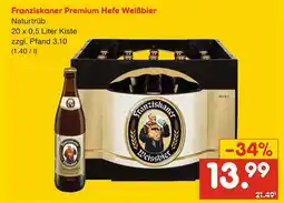 Netto Marken-Discount Franziskaner premium hefe weißbier Angebot