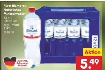 Netto Marken-Discount Fürst bismarck natürliches mineralwasser Angebot