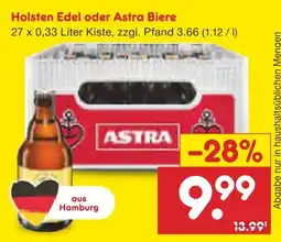 Netto Marken-Discount Astra holsten edel oder astra biere Angebot