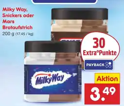 Netto Marken-Discount Milky way milky way brotaufstrich Angebot