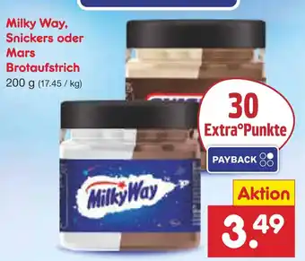 Netto Marken-Discount Milky way milky way brotaufstrich Angebot