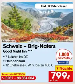 Netto Marken-Discount Good night inn schweiz – brig-naters Angebot