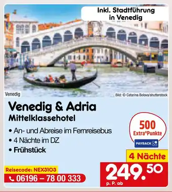 Netto Marken-Discount Payback venedig & adria mittelklassehotel Angebot