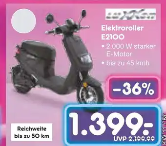 Netto Marken-Discount Elektroroller e2100 Angebot