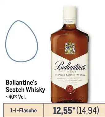 METRO Ballantine's Scotch Whisky Angebot