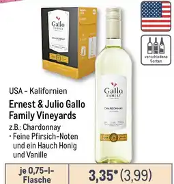 METRO Ernest & Julio Gallo Family Vineyards Angebot