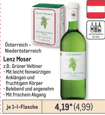 METRO Lenz Moser Angebot