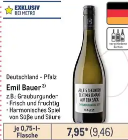 METRO Emil Bauer Angebot