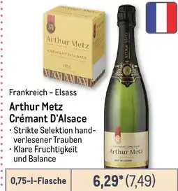 METRO Arthur Metz Crémant D'Alsace Angebot