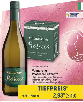 METRO Valmarone Prosecco Frizzante Angebot