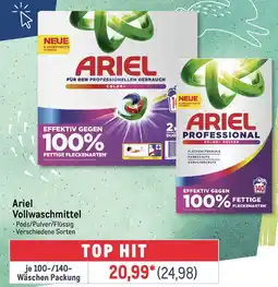 METRO Ariel Vollwaschmittel Angebot