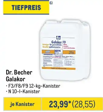 METRO Dr. Becher Galakor Angebot