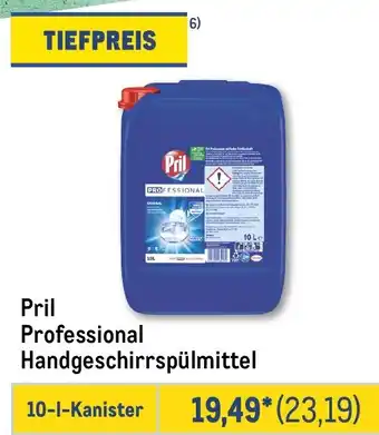 METRO Pril Professional Handgeschirrspülmittel Angebot