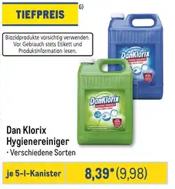 METRO Dan Klorix Hygienereiniger Angebot