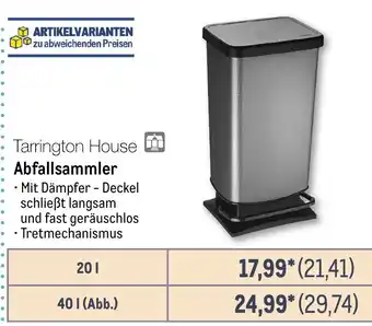 METRO Tarrington House Abfallsammler Angebot