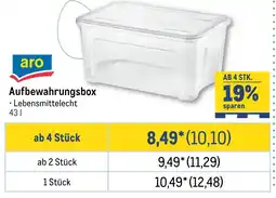 METRO aro Aufbewahrungsbox 43 l Angebot