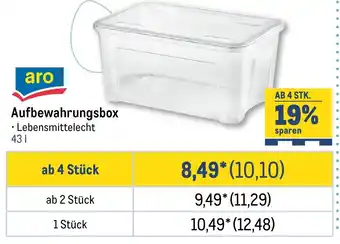 METRO aro Aufbewahrungsbox 43 l Angebot