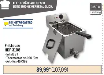 METRO Fritteuse HDF 3108 Angebot