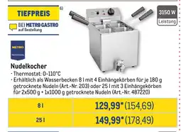 METRO METRO PROFESSIONAL Nudelkocher Angebot