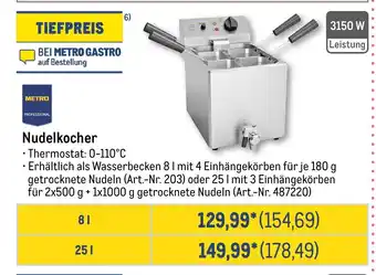 METRO METRO PROFESSIONAL Nudelkocher Angebot