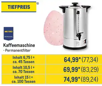 METRO METRO PROFESSIONAL Kaffeemaschine Angebot