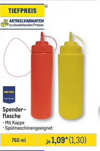 METRO METRO PROFESSIONAL Spenderflasche 760 ml Angebot