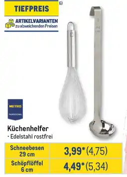 METRO METRO PROFESSIONAL Küchenhelfer Angebot