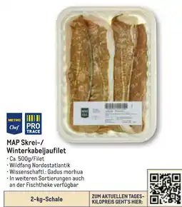 METRO MAP Skrei-/ Winterkabeljaufilet Angebot