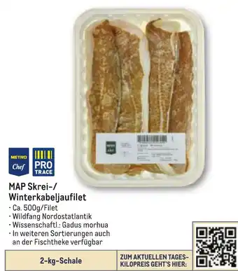 METRO MAP Skrei-/ Winterkabeljaufilet Angebot